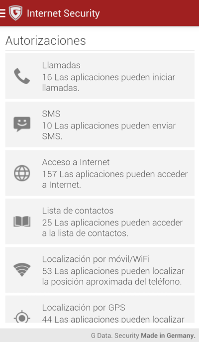 G DATA Mobile Internet Security